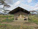 Our tent in Serengeti